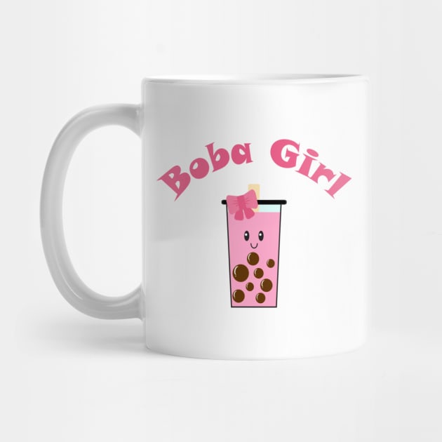Boba Girl in Pink by Kelly Gigi